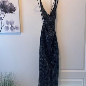Elegant Black Sequin Dress